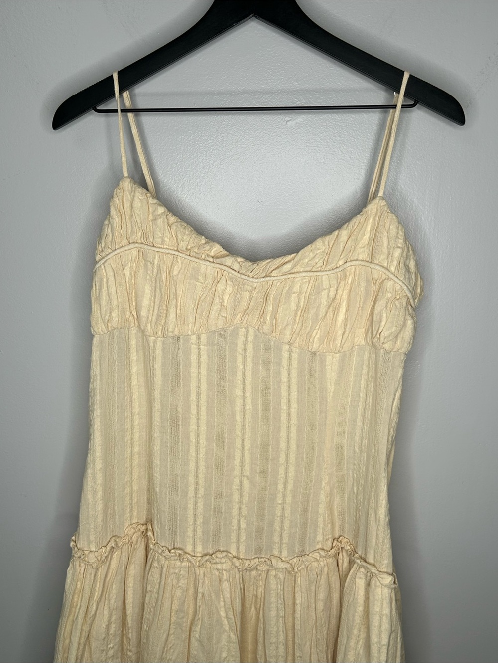 Peppermayo Jacinda Cream Drop Waist Maxi Dress Size 2X - Picture 4 of 13